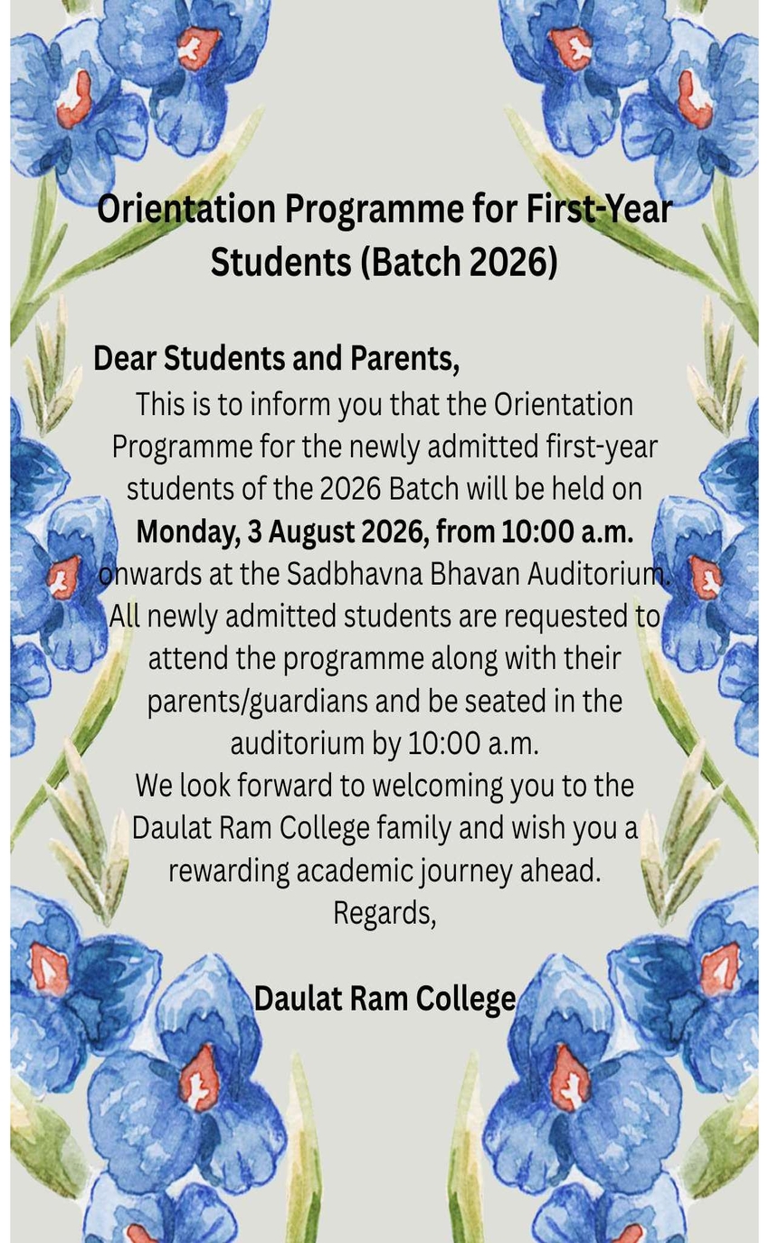 Orientation Programme 