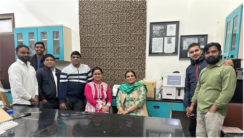 Faculty and staff members associated with the Skill Enhancement Centre in Medical Diagnostics